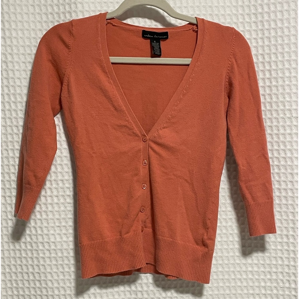 Orange Urban Behavior fitted cardigan. Size S